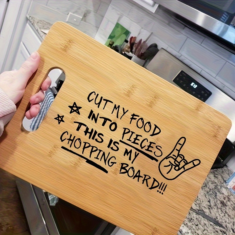 Laser Engraving Software - Cutting Board, Engraved Cutting Board, Cut