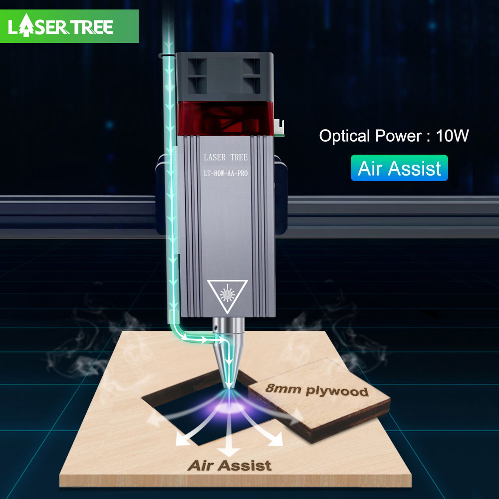 Metal Laser Cutter Head - LASER TREE 20w 40W 80W Laser