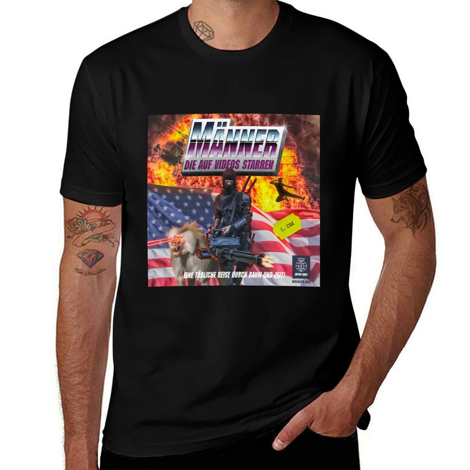 Industrial Laser Printing - Ninja Master and his Laser Baboon