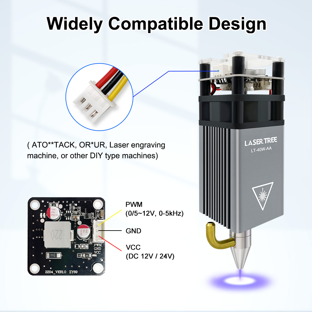 LASER TREE 5W Laser Module wit - Metal Laser Cutter Head review and price