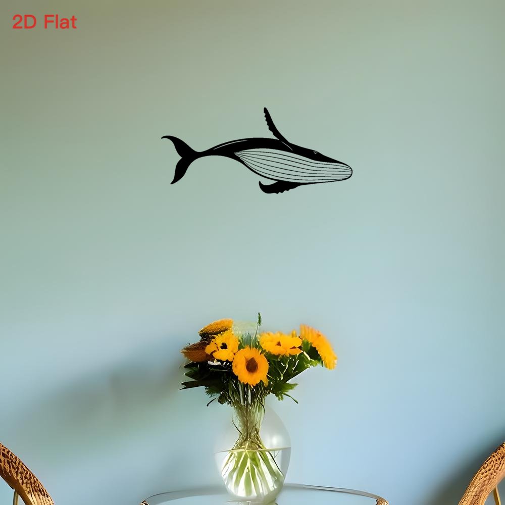 Majestic Whale Metal Wall Art  - Industrial Laser Cutter review and price