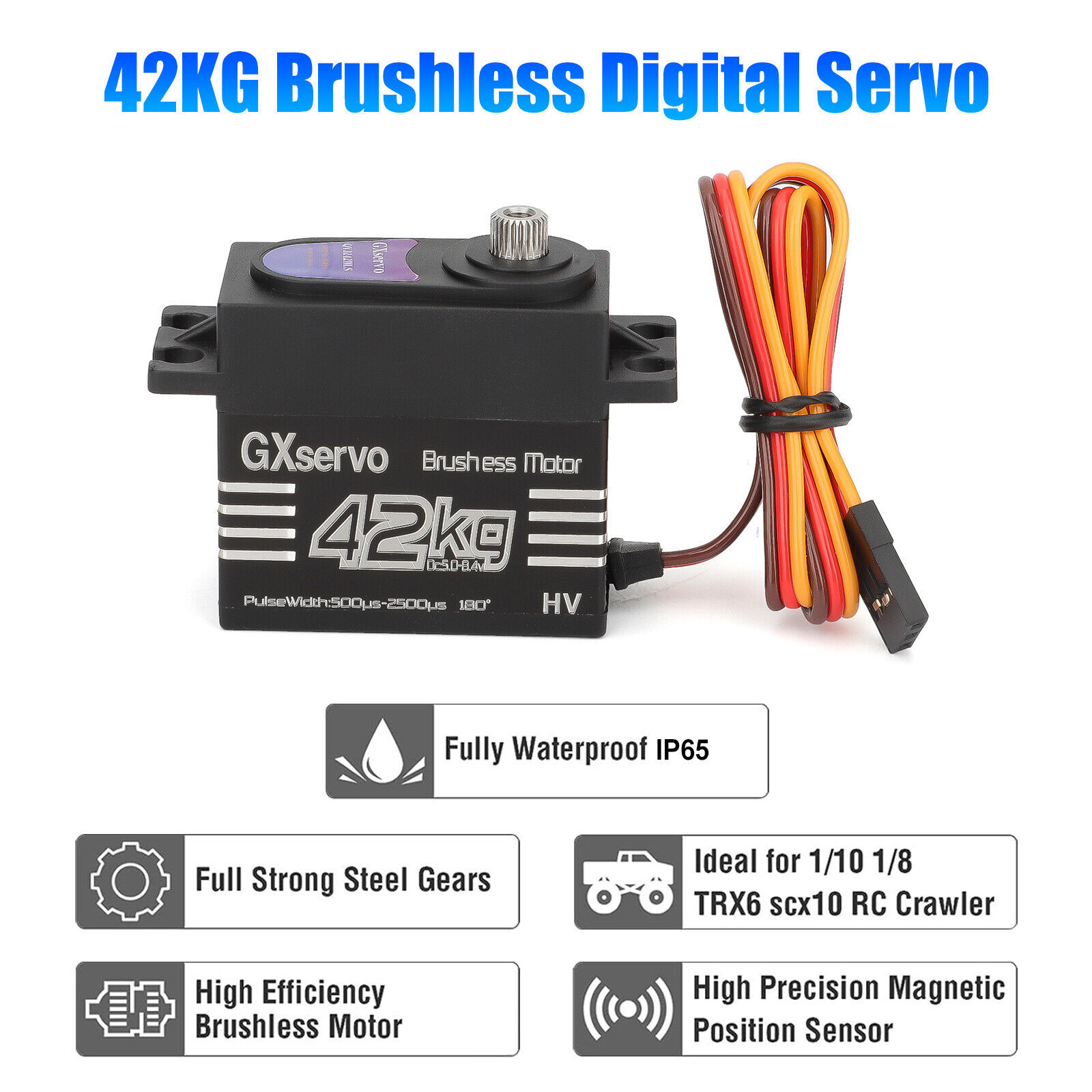 Brushless Motor 180° Metal Gea - Servo Motor Cnc review and price