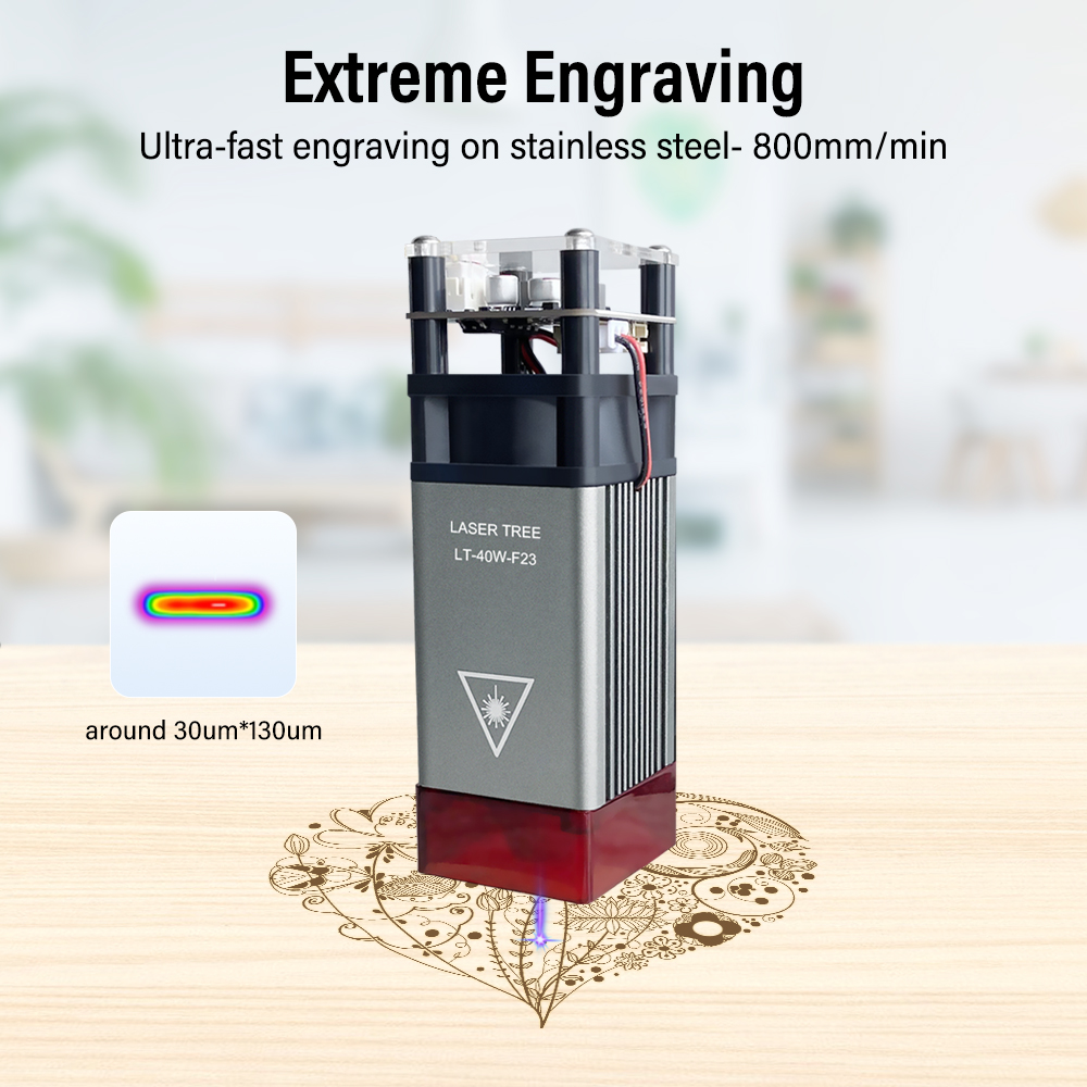LASER TREE 4w 5W Laser Module  - Metal Laser Cutter Head review and price